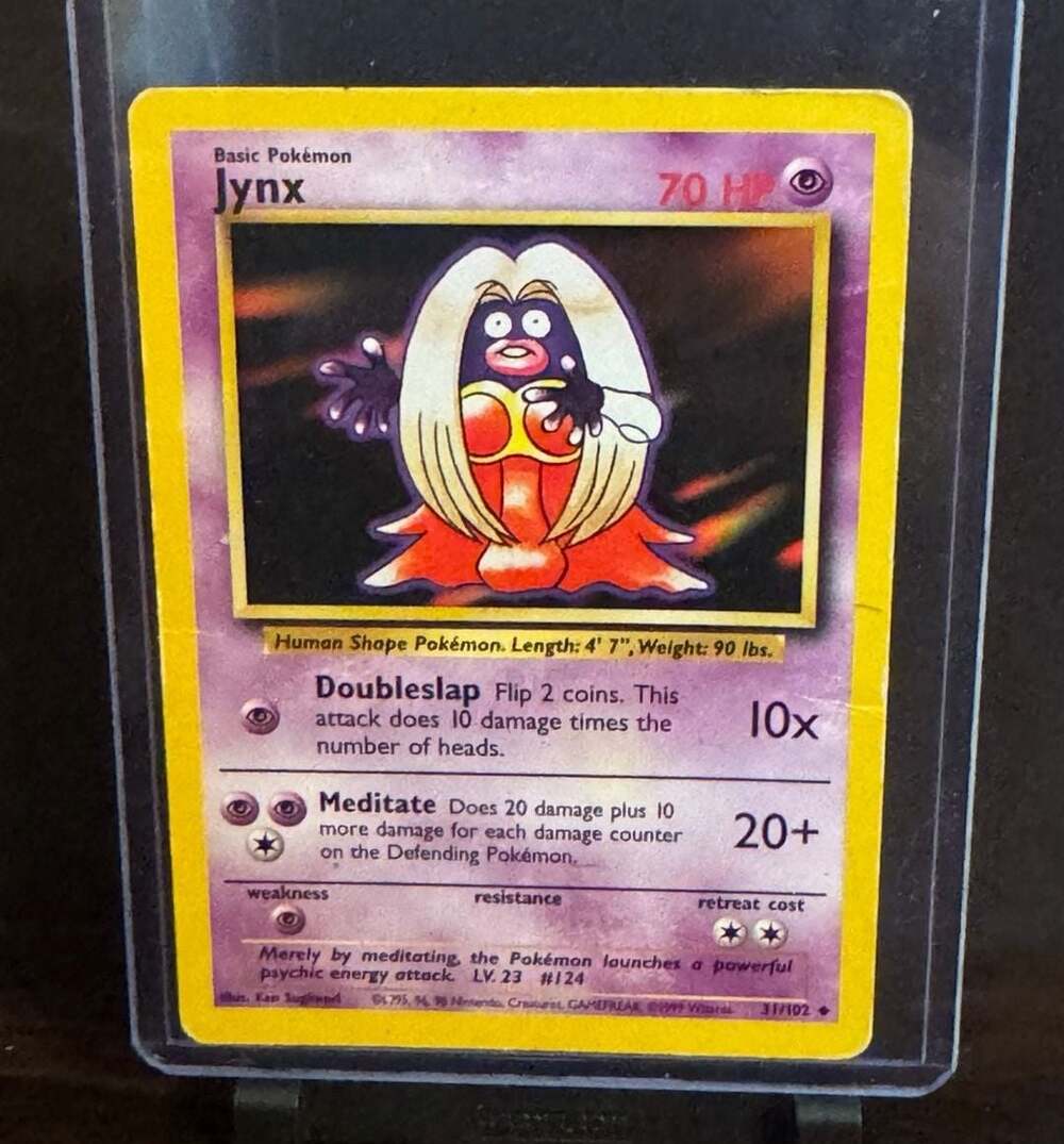 1999 Pokemon Base Set Jynx 31/102 Uncommon Trading Card